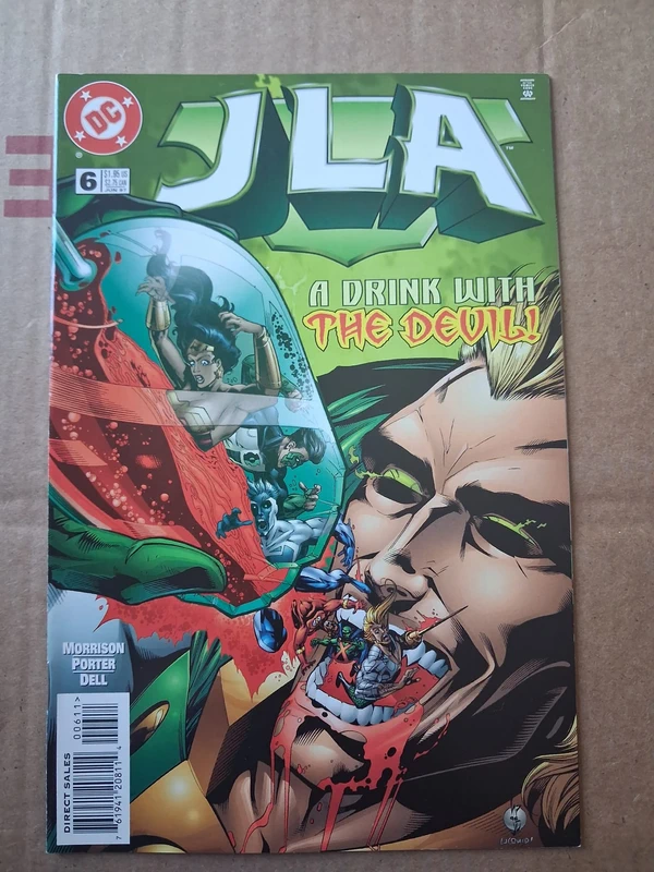 JLA #6 – A Drink with the Devil! — JLA DC