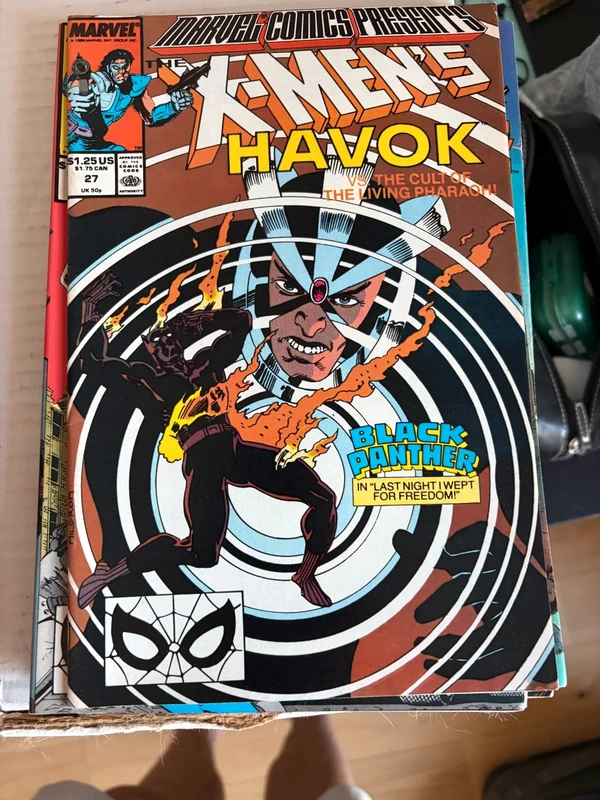 Marvel Comics Presents #25 – X-Men: Havok / Black Panther / 'The Cult of the Living Pharaoh' — Moulin Comics