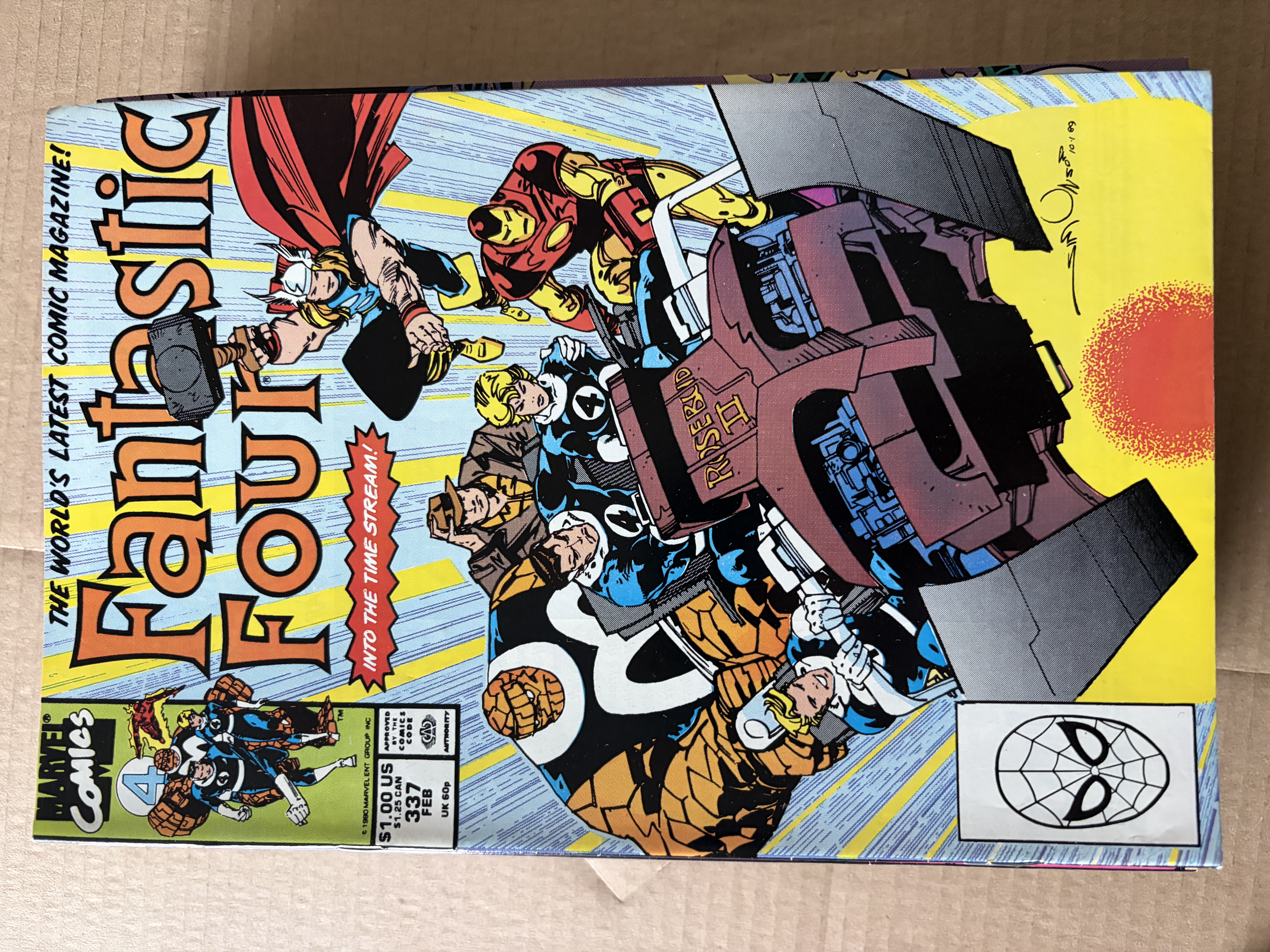 Fantastic Four #337 – Into the Time Stream!