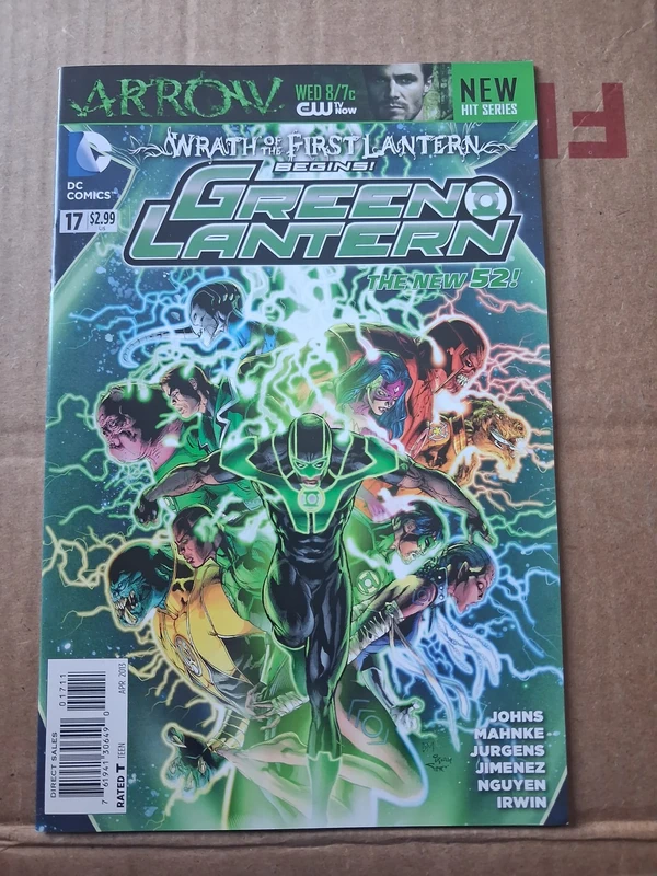 Green Lantern #17 – Wrath of the First Lantern Begins! — Green Lantern DC Comics