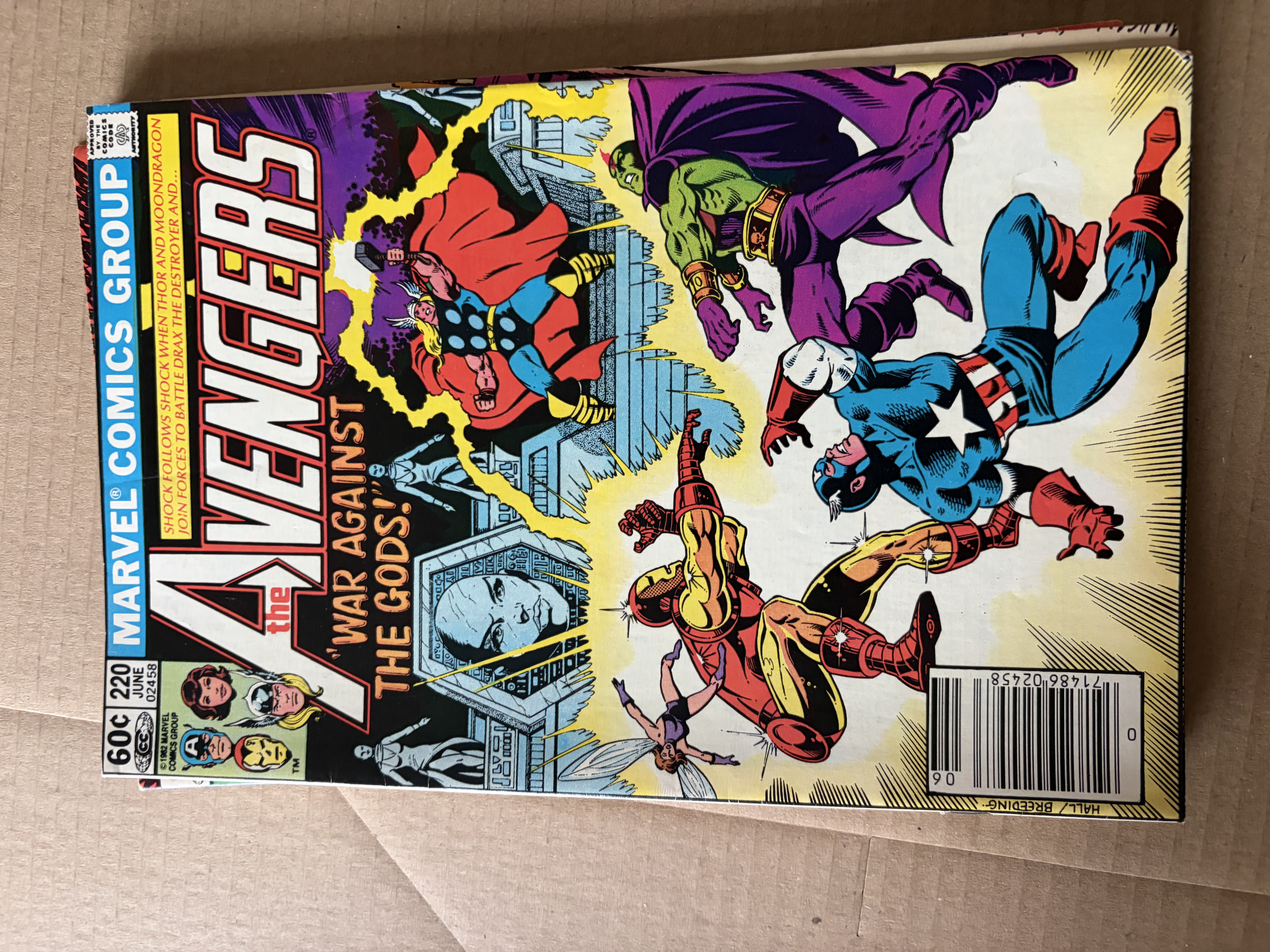 The Avengers #220 – War Against the Gods!