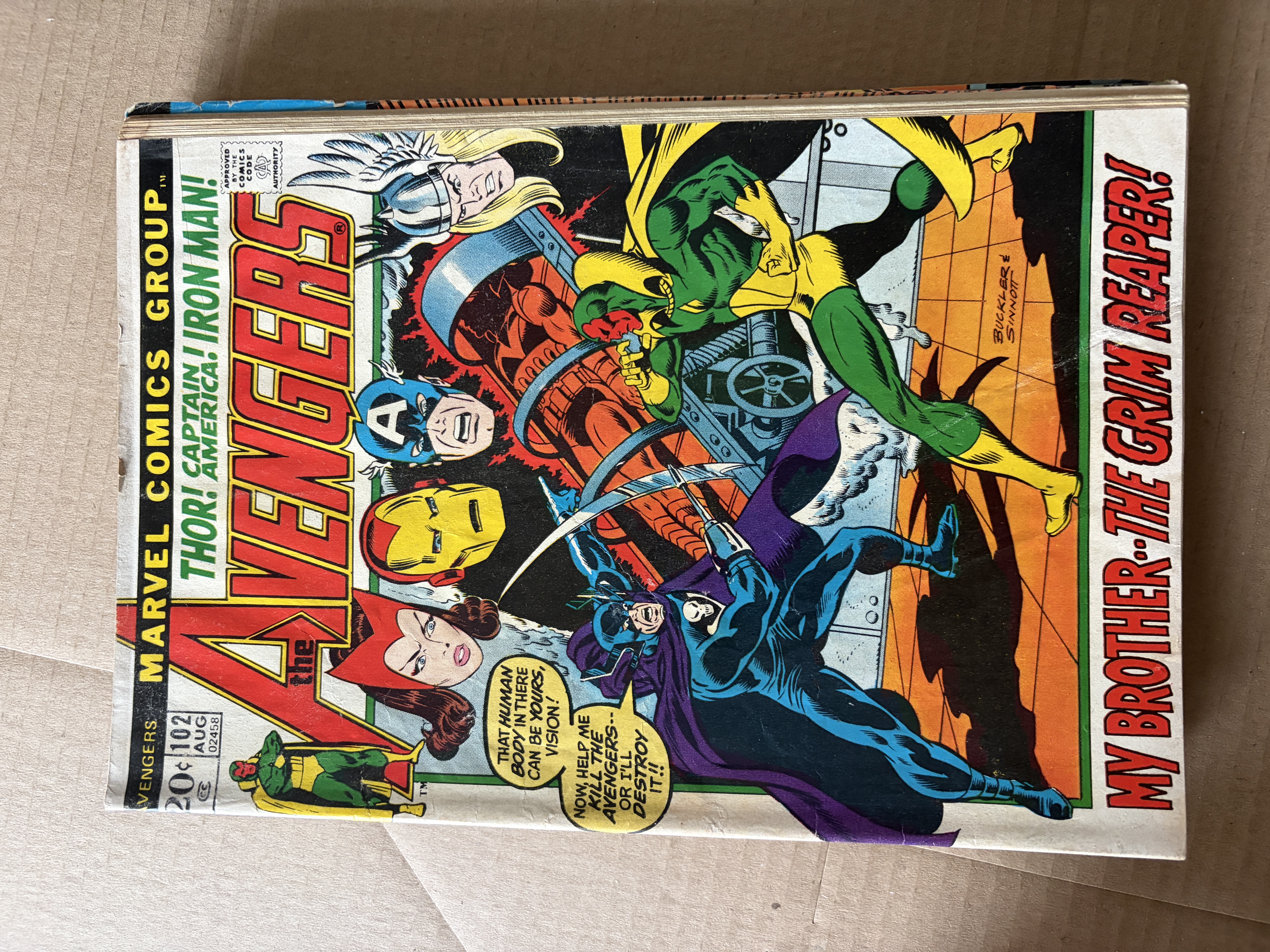Avengers #102 – Marvel Comics Group