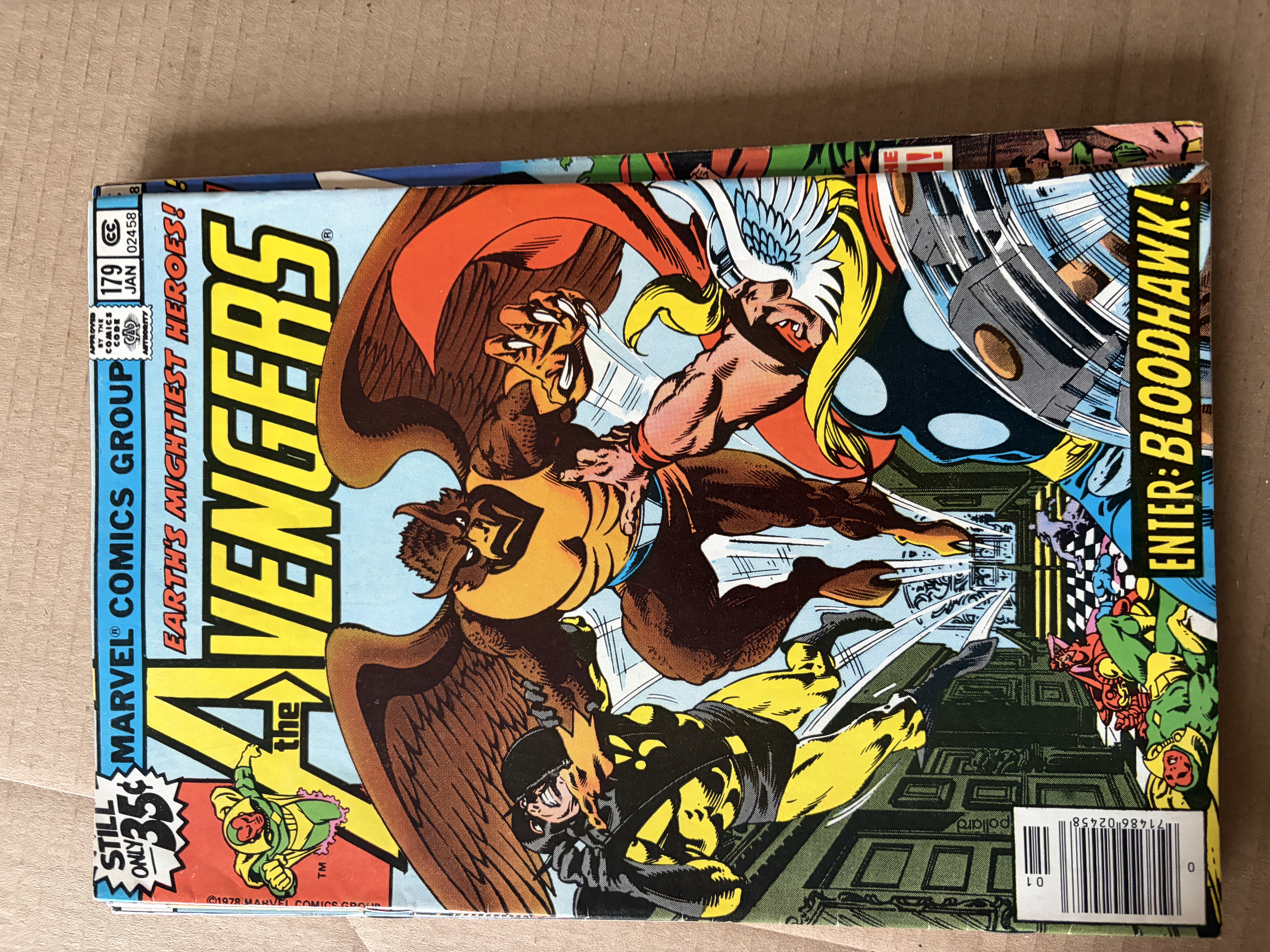 The Avengers #179 – Enter: Bloodhawk!