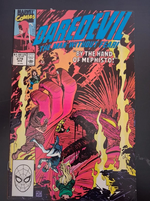Daredevil: The Man Without Fear! "By the Hand of Mephisto!" — Daredevil Marvel Comics