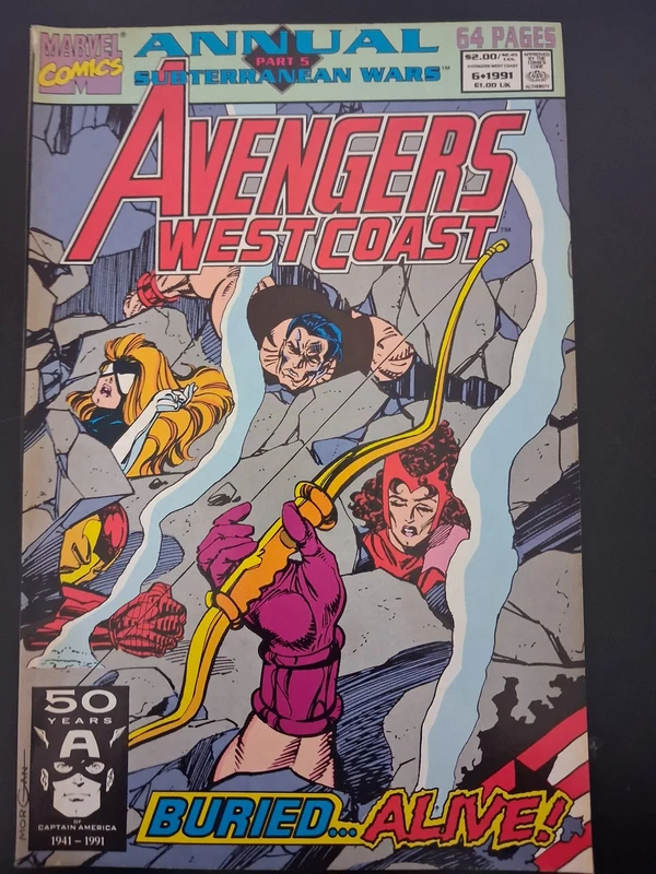 Avengers West Coast Annual Part 3: Subterranean Wars — Avengers Marvel Comics