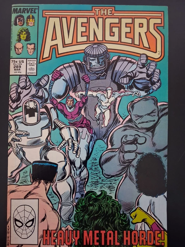 The Avengers #289 – Heavy Metal Horde! — Avengers Marvel