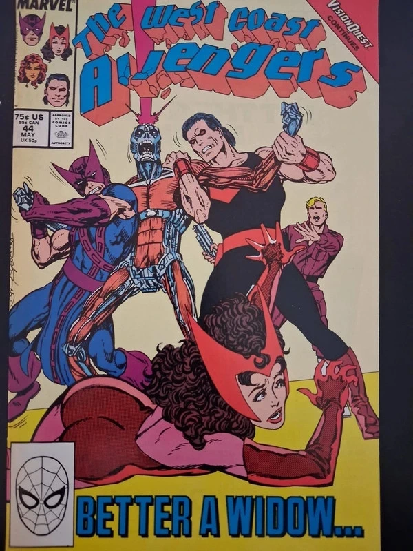 The West Coast Avengers #44 – Better A Widow... — Avengers Marvel