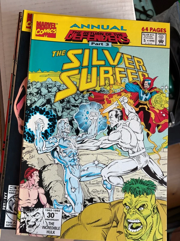 Annual #64 – The Return of the Defenders Part 3 / The Silver Surfer — The Silver Surfer Marvel Comics