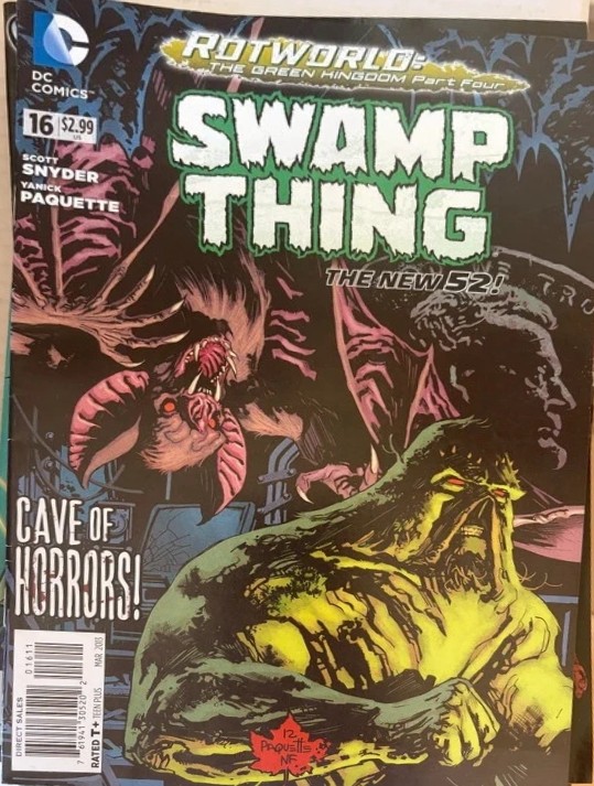 Swamp Thing #16 – Cave of Horrors! — Swamp Thing DC Comics