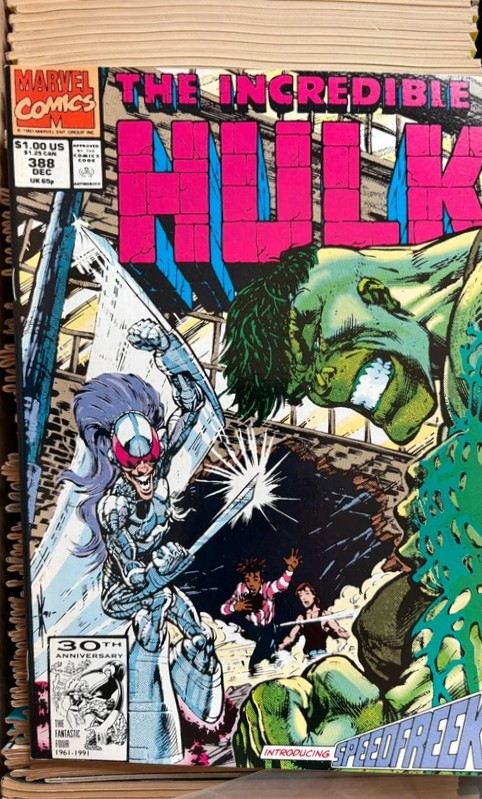 The Incredible Hulk #388 – Introducing Speed Freak — Hulk Marvel Comics