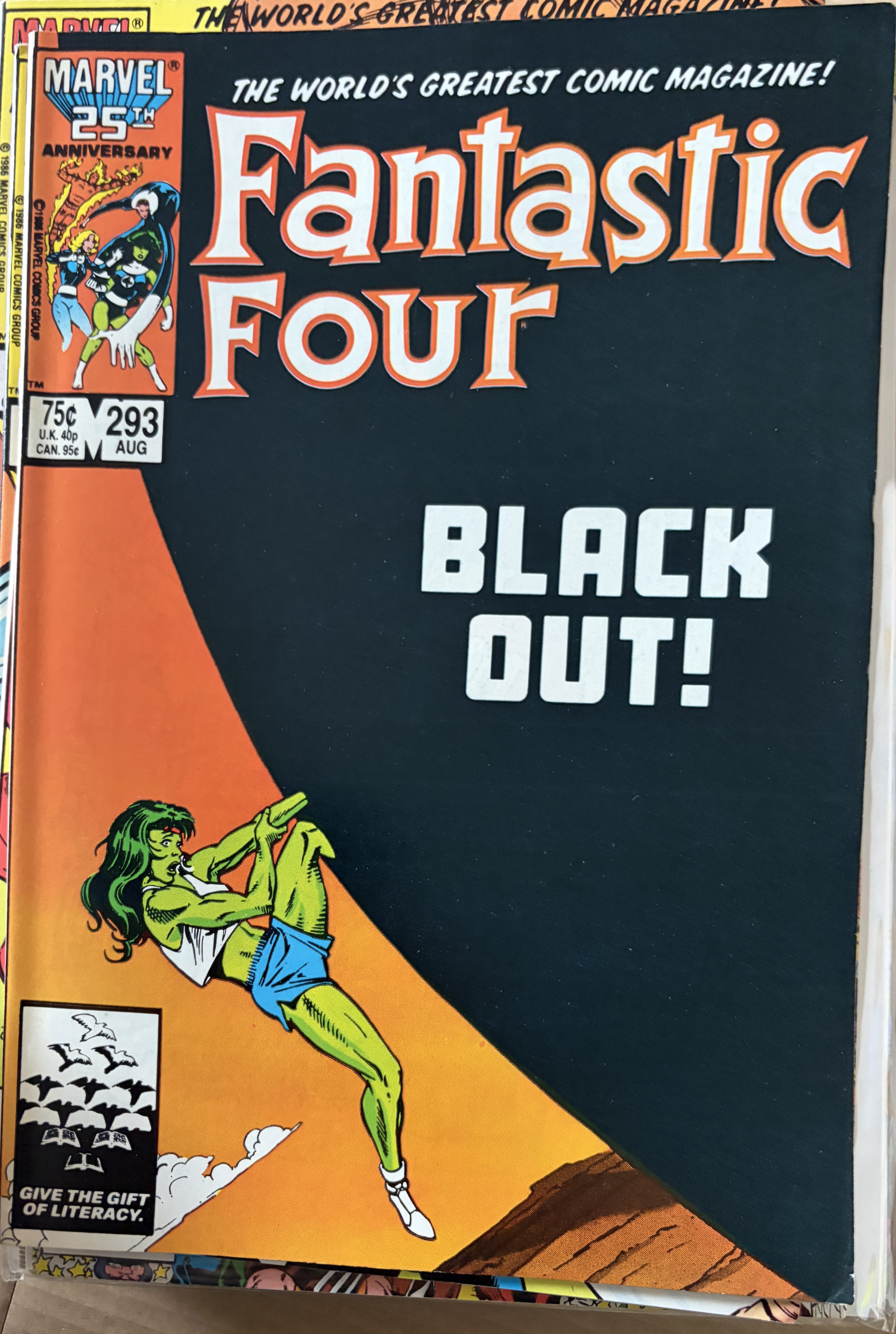 Fantastic Four #293 – Black Out!