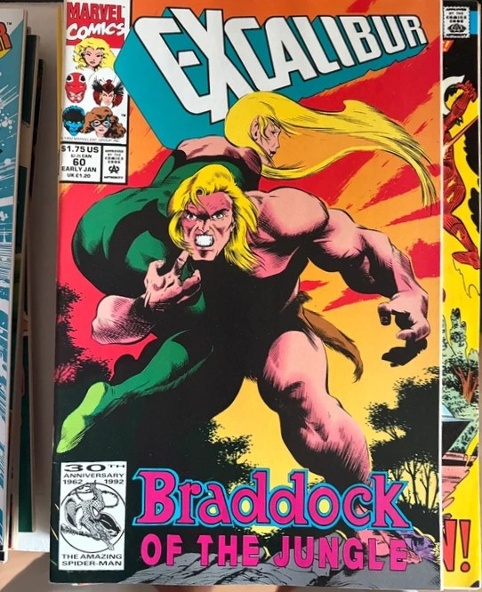 Excalibur – Braddock of the Jungle — Excalibur Marvel Comics