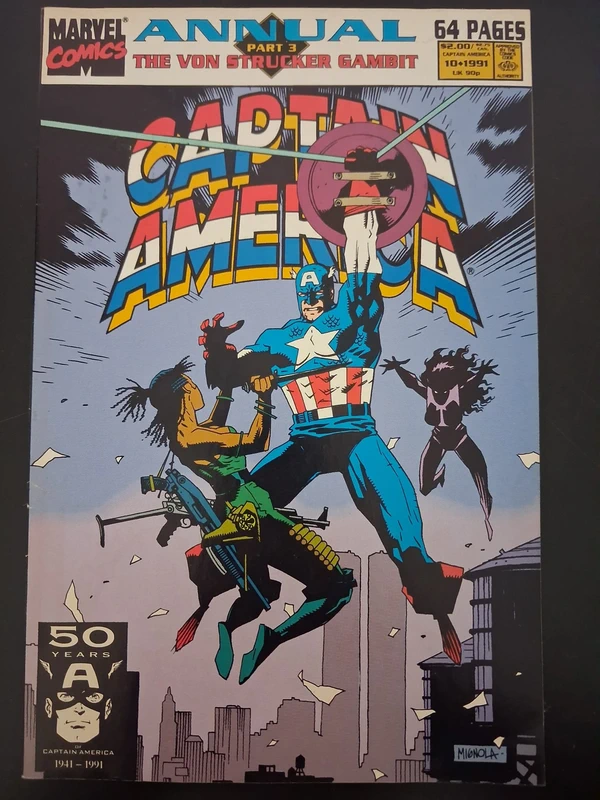 Captain America Annual Part 3: The Von Strucker Gambit — Captain America Marvel Comics