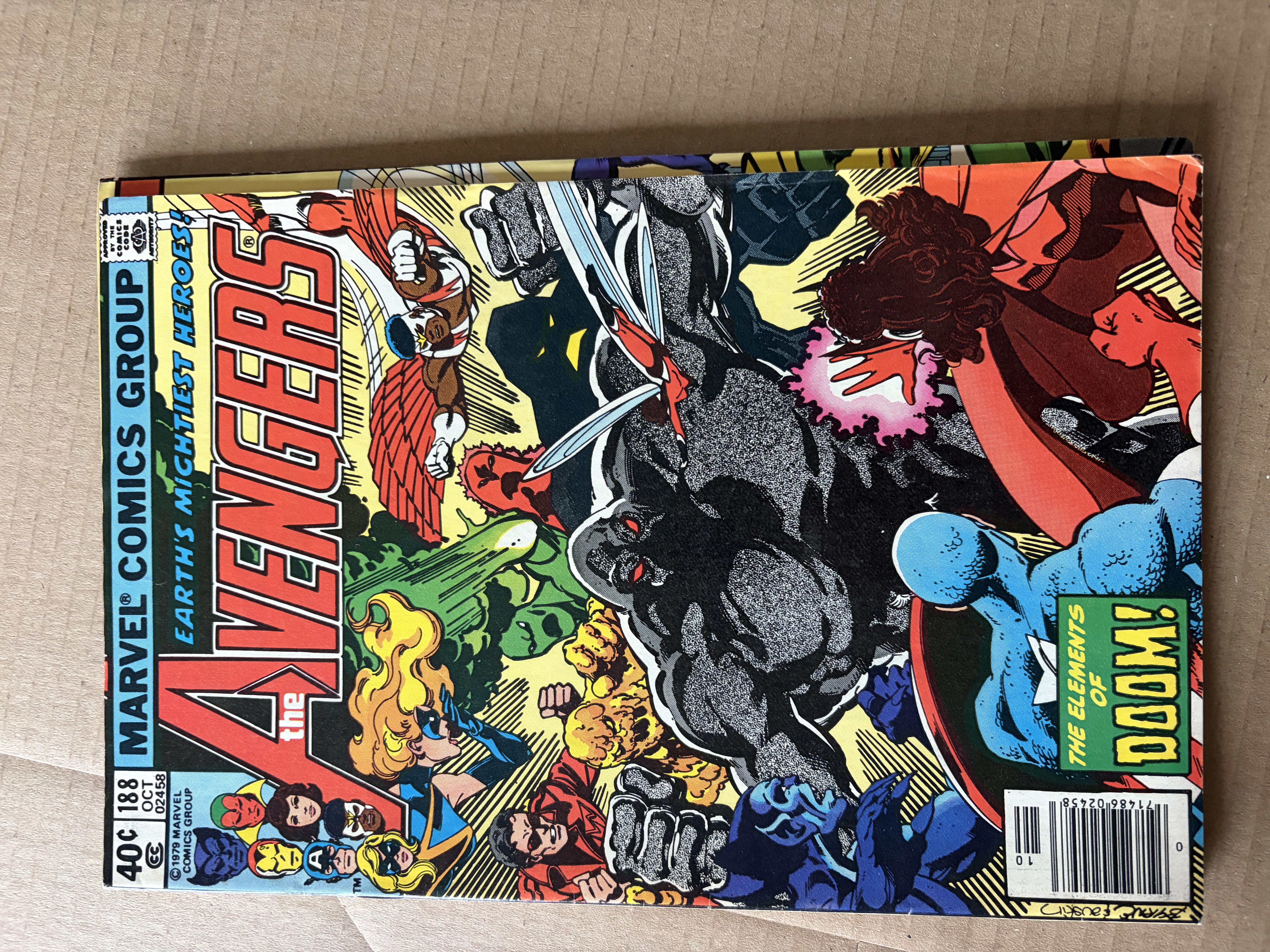 The Avengers #188 – The Elements of Doom!