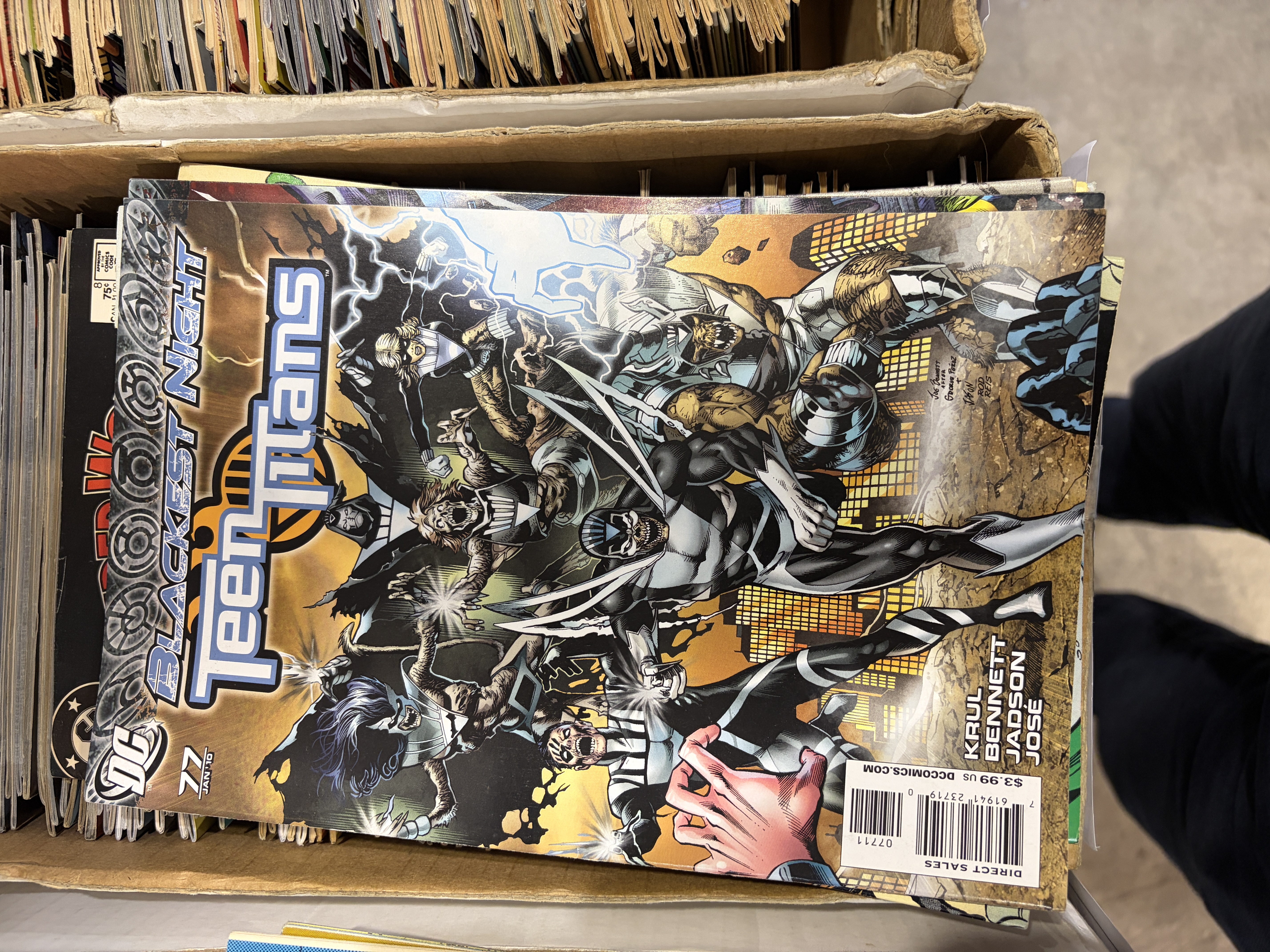 Blackest Night: Teen Titans #77