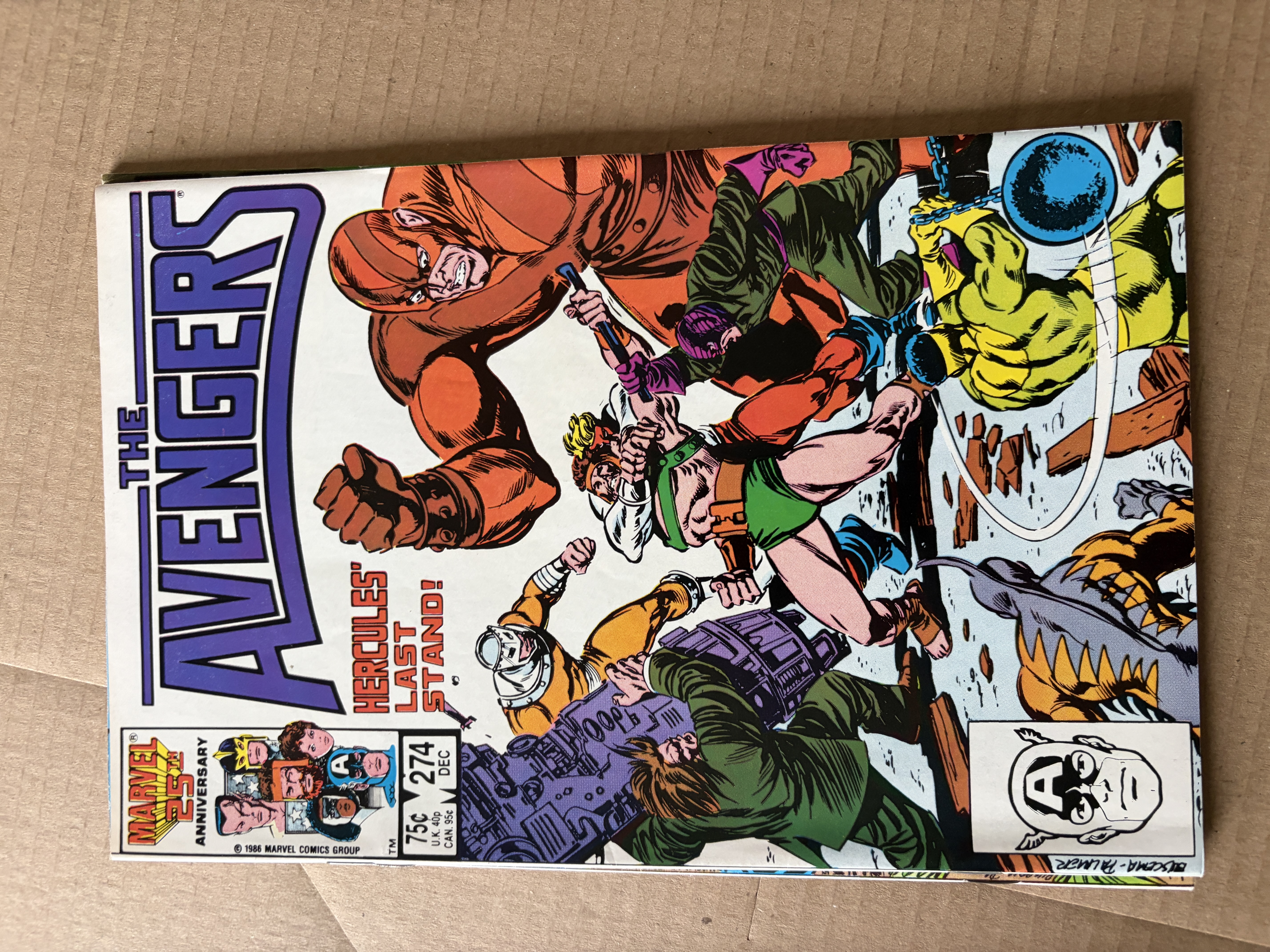 The Avengers #274 – Hercules' Last Stand!