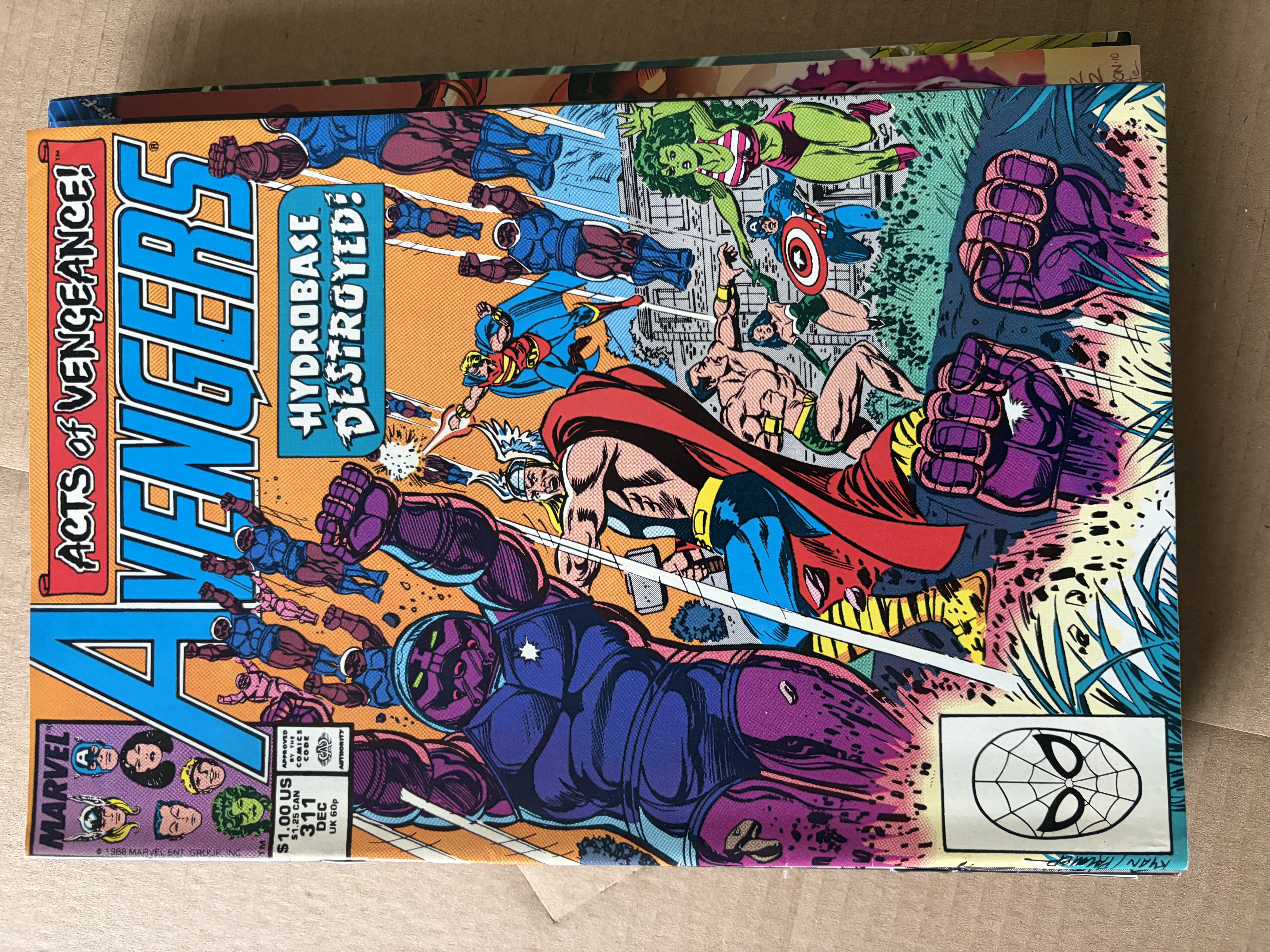 Avengers #311 – Hydrobase Destroyed!