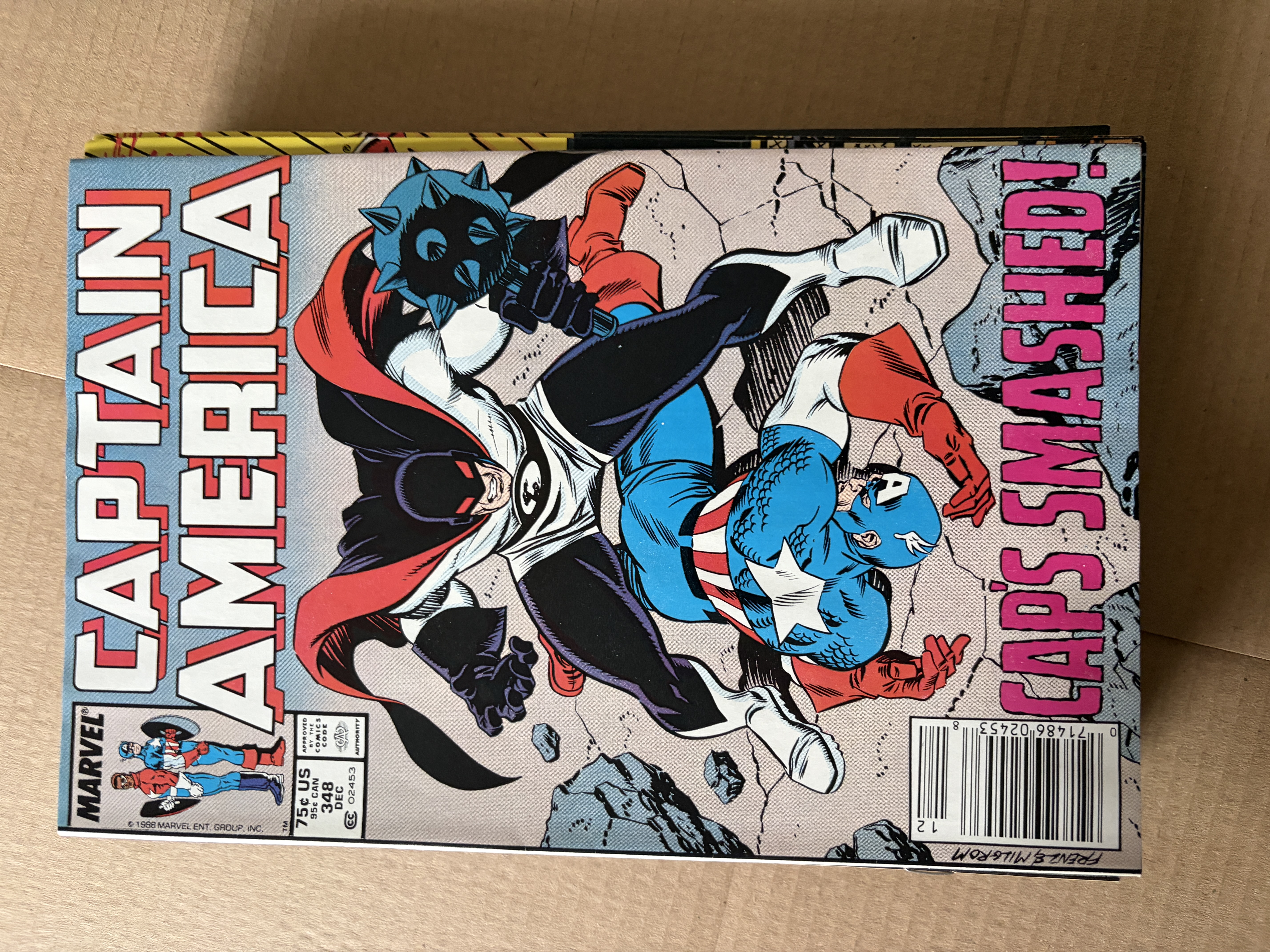 Captain America #348 – Caps Smashed!