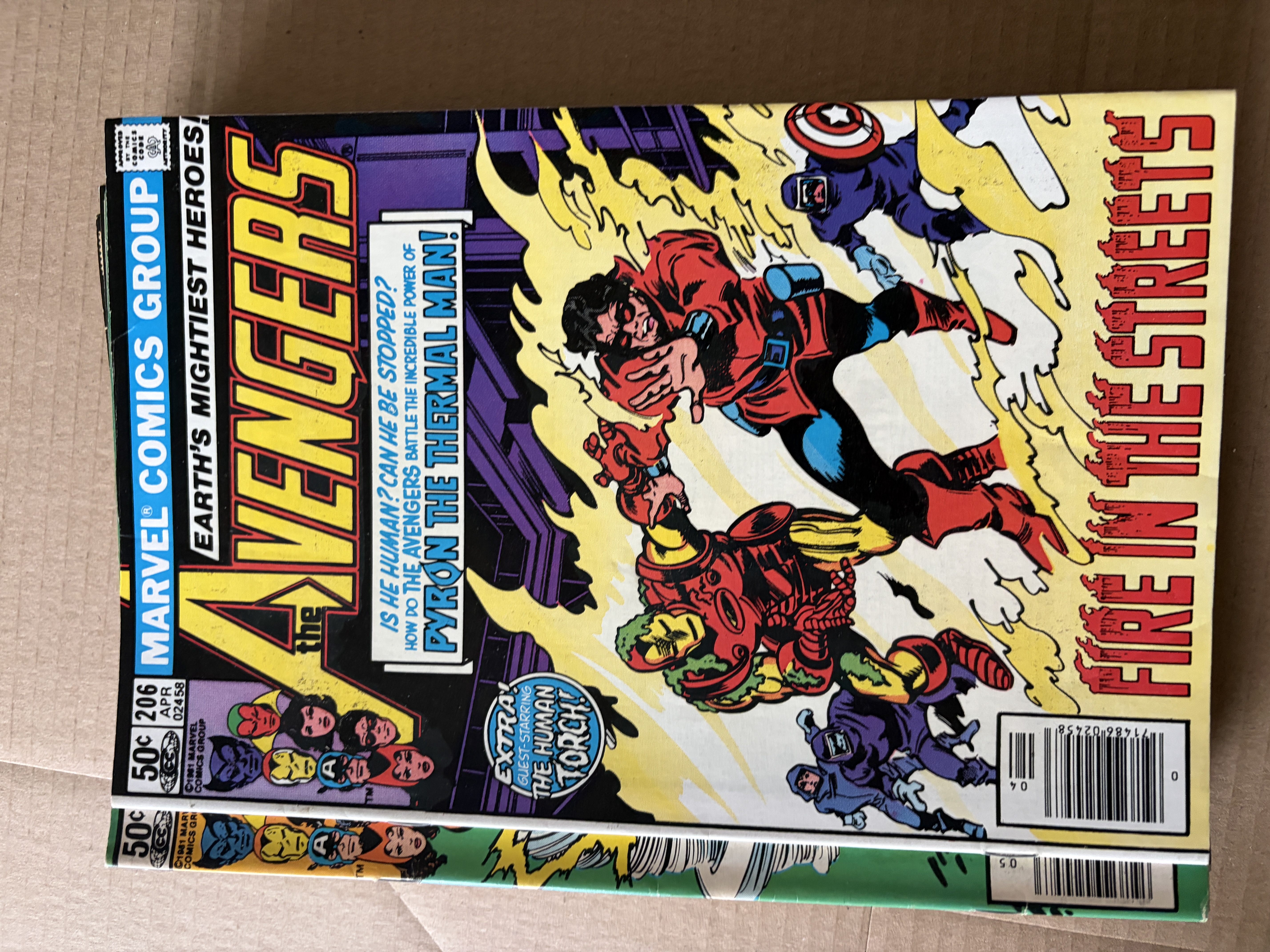 The Avengers #206 – Fire in the Streets