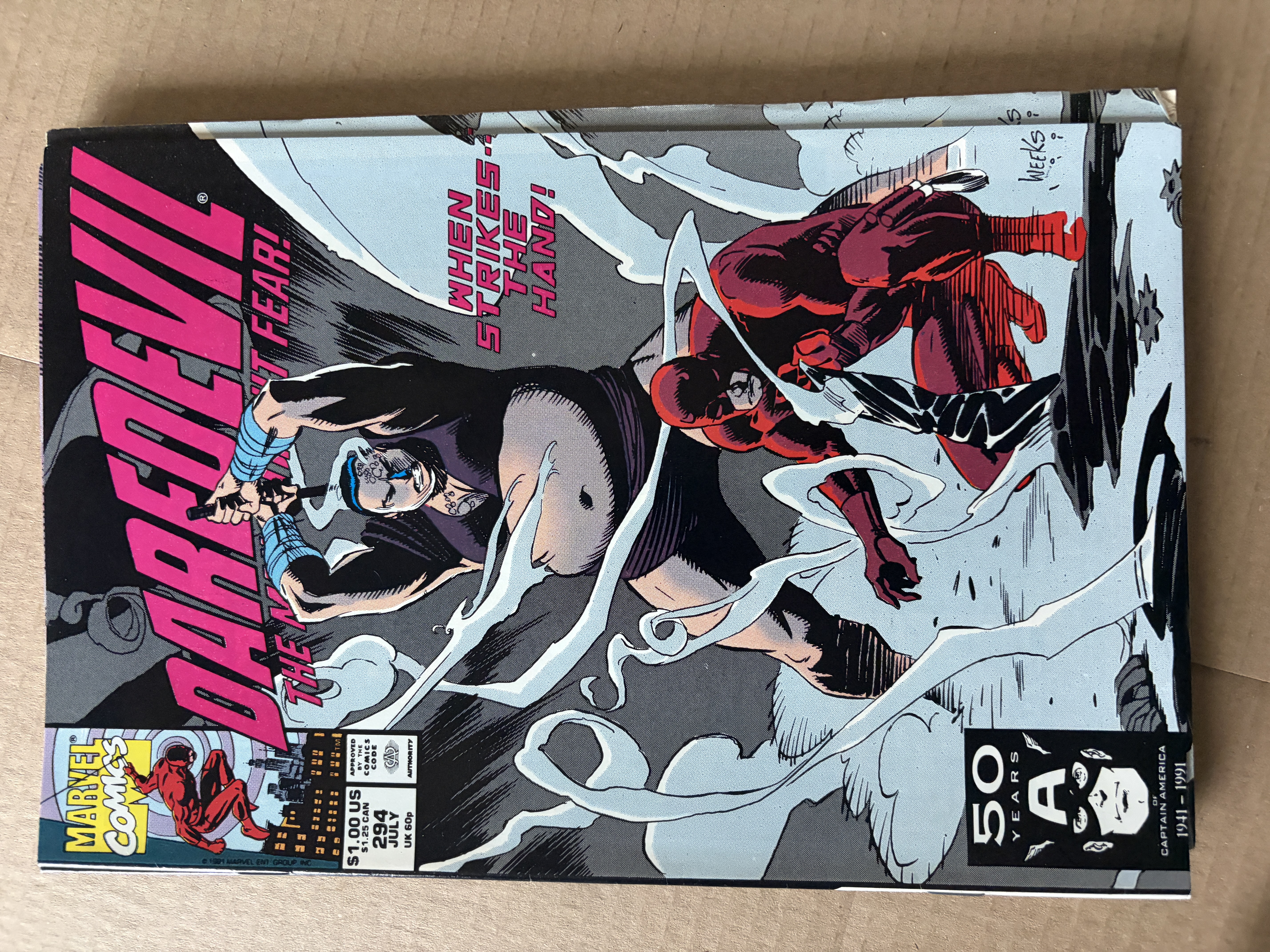 Daredevil #294 – When Strikes the Hand!