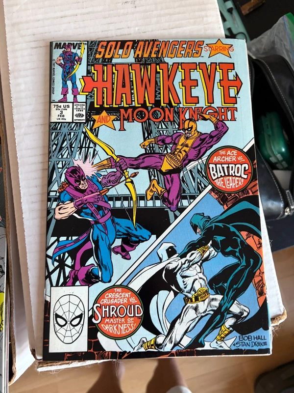 Solo Avengers Starring Hawkeye and Moon Knight — Comic Marvel — Moulin Comics