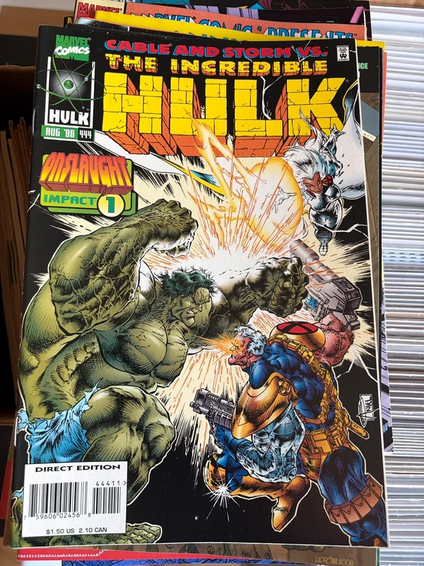 Cable and Storm vs. The Incredible Hulk — Comic Marvel Comics — Moulin Comics