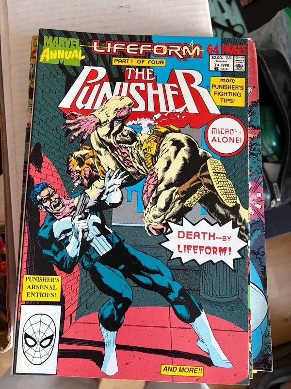 Marvel Annual Lifeforce Part 1 of Four: The Punisher — The Punisher Marvel
