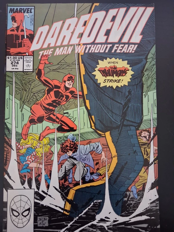 Daredevil #274 – When the Whipmong Strike! — Daredevil Marvel