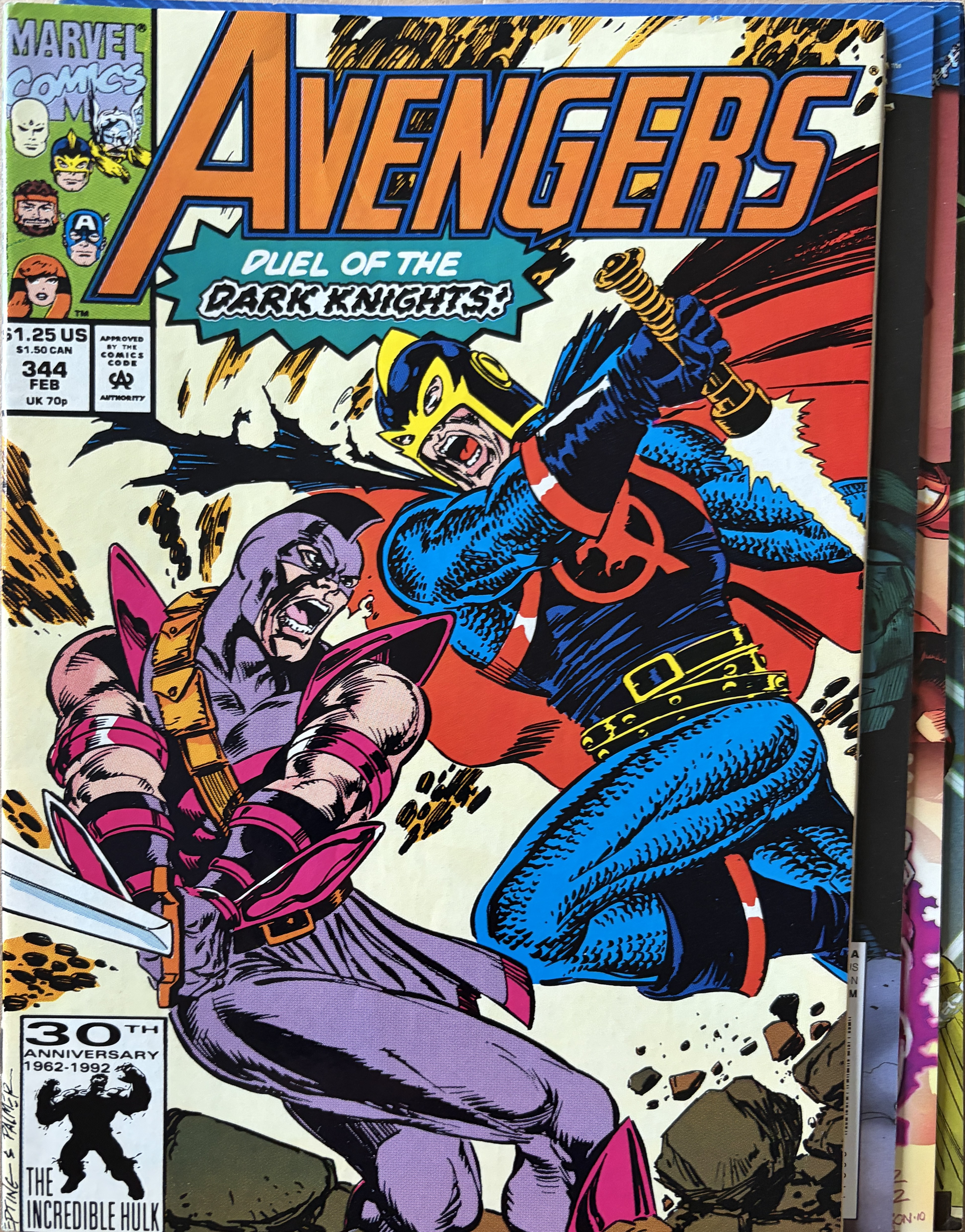 Avengers #344 – Duel of the Dark-Knights!