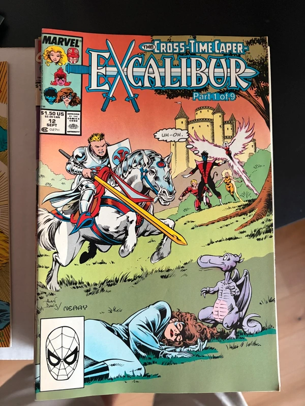 Excalibur: The Cross-Time Caper, Part 1 of 9 — Excalibur Marvel