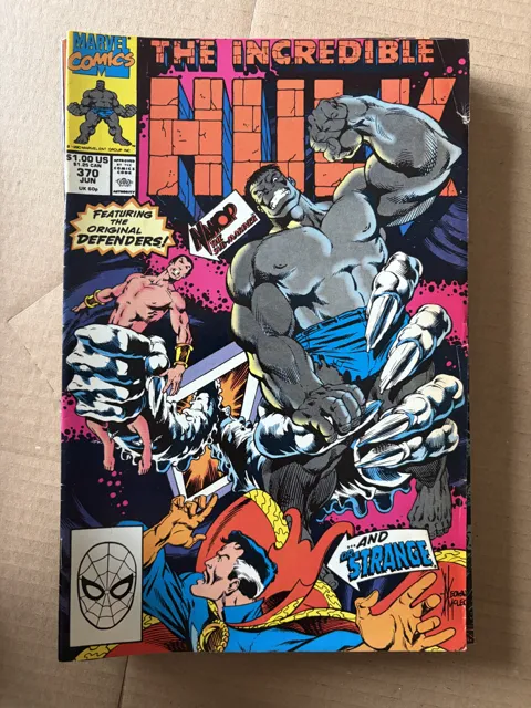 The Incredible Hulk #370 – Featuring the Original Defenders! ...and Dr. Strange — Hulk Marvel Comics