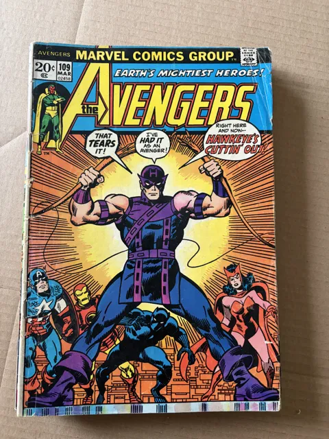 The Avengers #109 — Avengers Marvel Comics Group