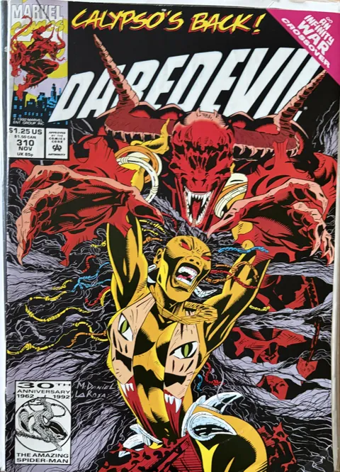 Daredevil #310 – Calypso's Back! — Daredevil Marvel Comics