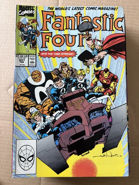 Fantastic Four #337 – Into the Time Stream! — Fantastic Four Marvel Comics