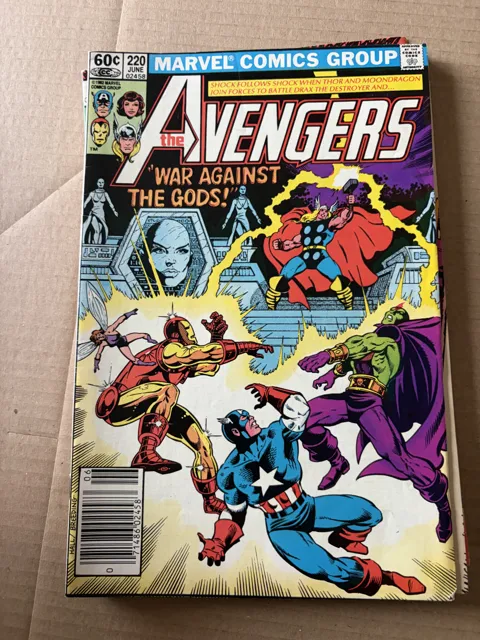 The Avengers #220 – War Against the Gods! — Avengers Marvel Comics Group