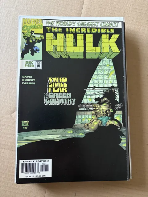The Incredible Hulk #459 – Who Shall Fear the Green Goliath? — Hulk Marvel Comics