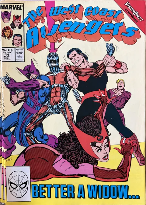 The West Coast Avengers #44 – Better a Widow... — West Coast Avengers Marvel