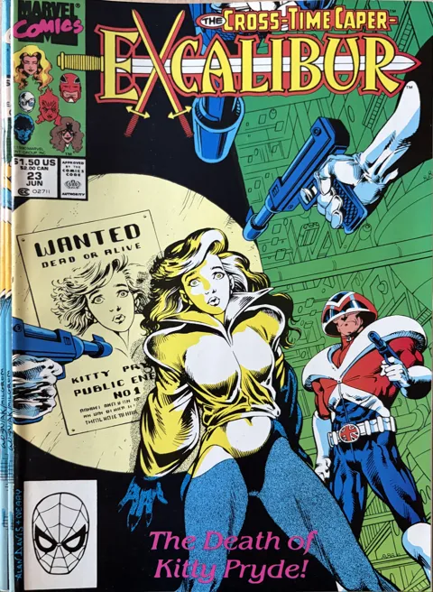Excalibur 24: The Cross-Time Caper – The Death of Kitty Pryde! — Excalibur Marvel Comics