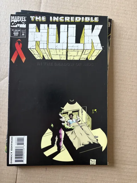 The Incredible Hulk #420 – In the Shadow of AIDS — Hulk Marvel Comics