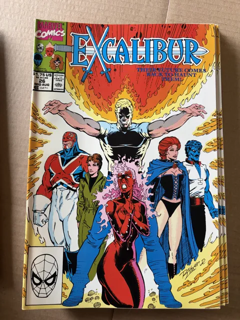 Excalibur #26 – The Future Comes Back to Haunt Them! — Excalibur Marvel Comics