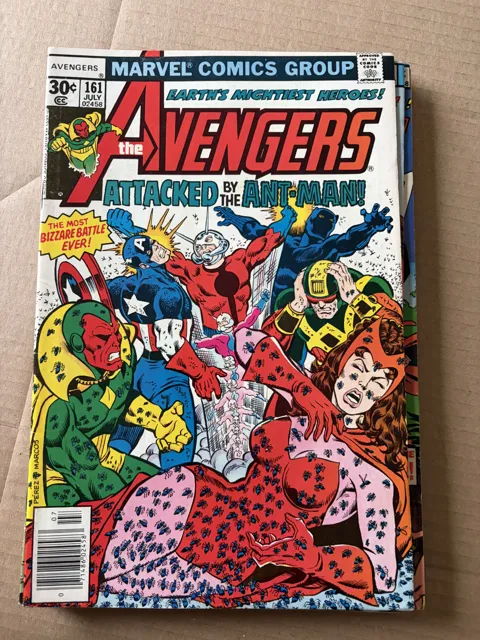 The Avengers #161 – Attacked by the Ant-Man! — Avengers Marvel Comics Group