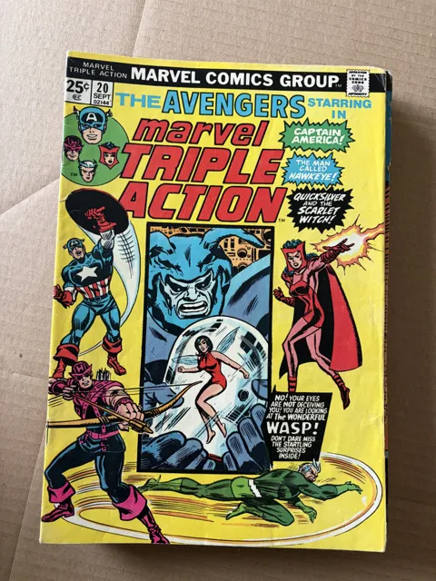 Marvel Triple Action #20 — Marvel Triple Action Marvel Comics Group