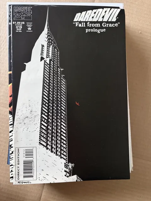 DAREDEVIL 319 : "Fall from Grace" prologue — Daredevil Marvel Comics