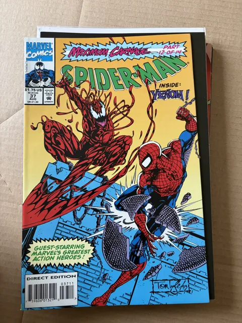 Spider-Man #37 – Maximum Carnage Part 12 of 14 — Spider-Man Marvel Comics