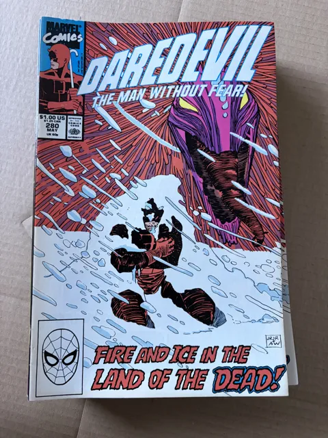 Daredevil #280 – Fire and Ice in the Land of the Dead! — Daredevil Marvel Comics