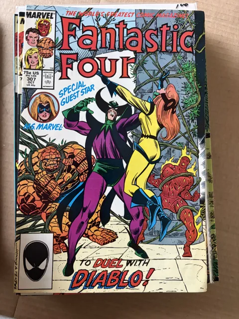 Fantastic Four #307 – To Duel with Diablo! — Fantastic Four Marvel