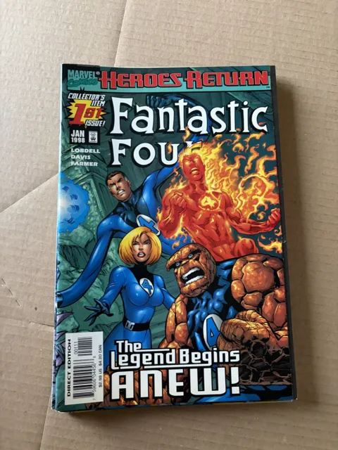 Marvel Comics Heroes Reborn: Fantastic Four #1 – The Legend Begins Anew! — Fantastic Four Marvel Comics