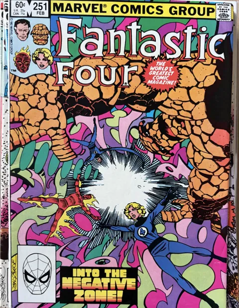 Fantastic Four #251 – Into the Negative Zone! — Fantastic Four Marvel Comics Group
