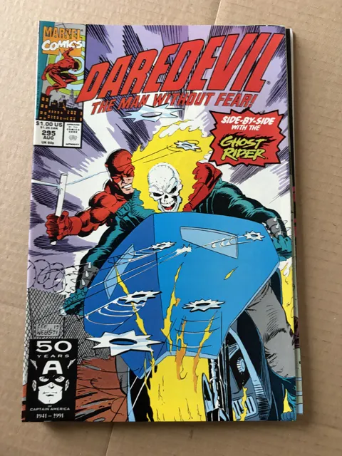 Daredevil: The Man Without Fear! #295 – Side by Side with the Ghost Rider — Daredevil Marvel Comics