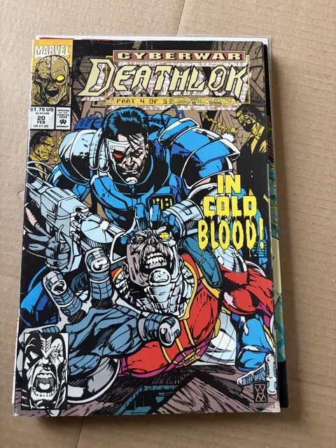 Deathlok #20 Cyberwar 4 OF 5 – In Cold Blood! — Deathlok Marvel